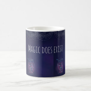 魔法は瓶ホタルのあります コーヒーマグカップ