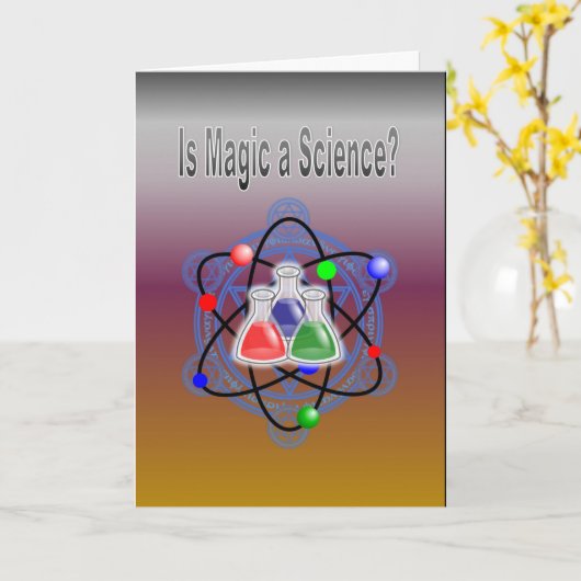 魔法は科学？ カード (黄色い花)