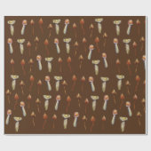 魔法は芸術種の水彩画の急速に広まります ラッピングペーパー (フラット)