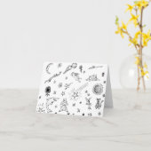 魔法はnotecardを落書きします カード (黄色い花)