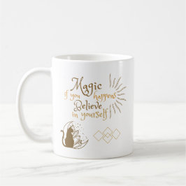 魔法もしは信じ自分のマグカップ コーヒーマグカップ