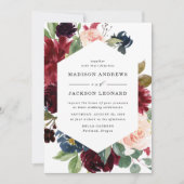 魔法をかけたフローラ|フレーム結婚式招待状 招待状 (正面)