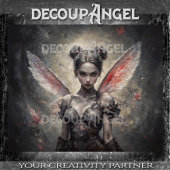 魔法をかけられたダークフェアリーの切り離し 薄葉紙