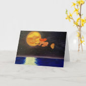 魔法をかけられた挨拶状 カード (黄色い花)