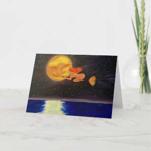 魔法をかけられた挨拶状 カード