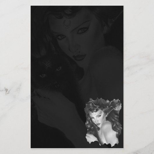 魔法をかけられた文房具 便箋 (正面)