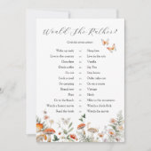 魔法をかけられた森のキノコは彼女の方がカード 招待状 (正面)