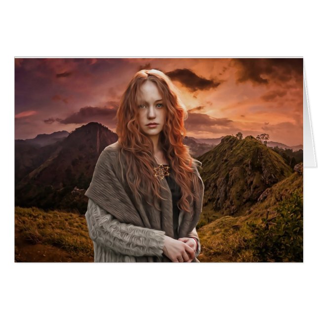 魔法をかけられて、世界、カードを変えることができます (正面横)