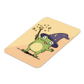 魔法をかけるカエル魔法使い マグネット (左側)