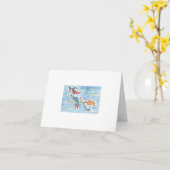 魔法をかけるハロウィン カード (黄色い花)