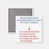 魔法をかけるプレイヤー数 マグネット (正面/裏面)