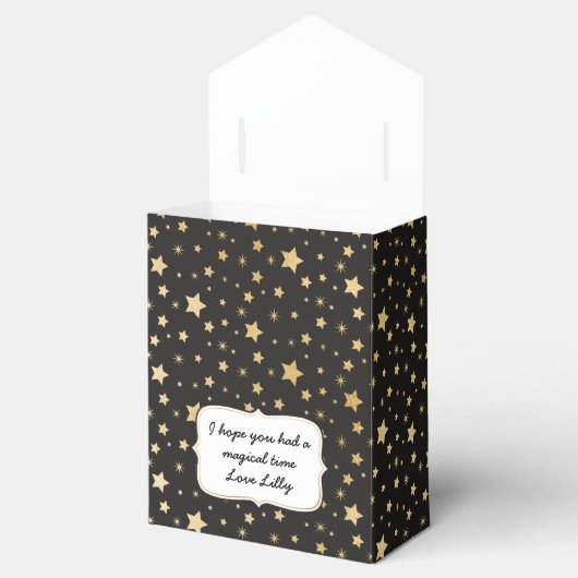 魔法をテーマにしたパーティーギフトボックス フェイバーボックス (オープン)