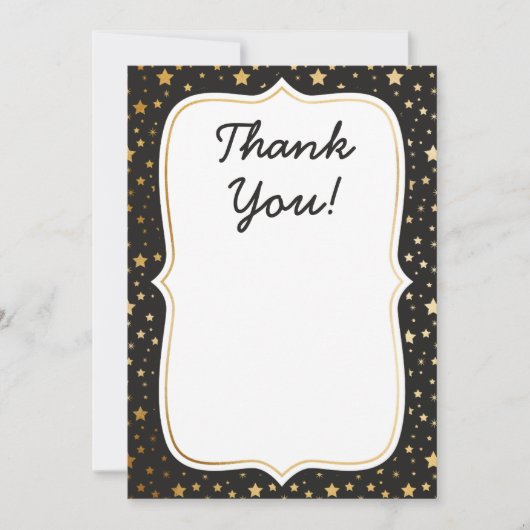 魔法をテーマにした誕生日サンキューカード サンキューカード (正面)