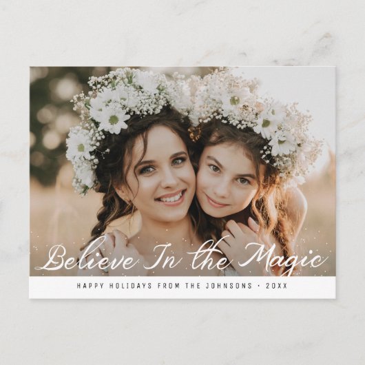 魔法を信じて | メリークリスマス ポストカード (正面)