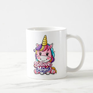 🦄✨「魔法を信じて」ユニコーンマグ☕💖 コーヒーマグカップ