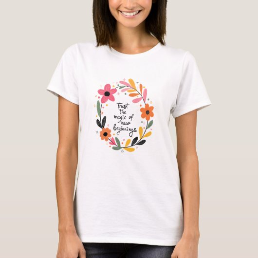 魔法を信じて  Tシャツ (正面)
