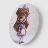 魔法を日常に持ち込む！🌟 ラージ壁時計 (傾斜)