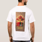 **魔法を解き放て** Tシャツ (裏面)