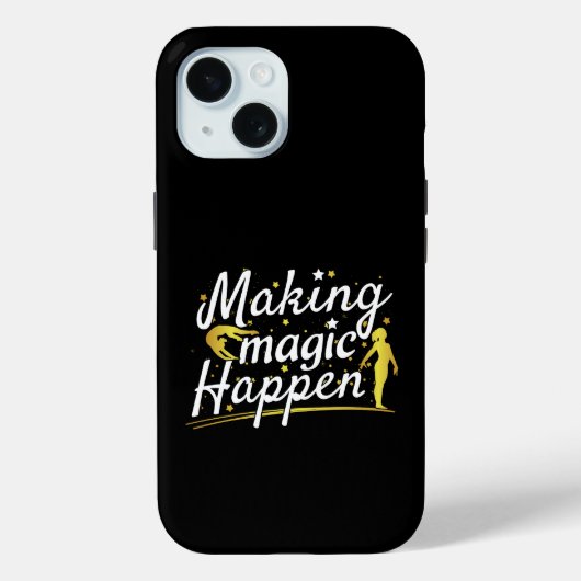 魔法を起こす女性体操選手 引用 Case-Mate iPhoneケース (裏面)