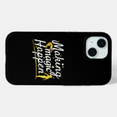 魔法を起こす女性体操選手 引用 Case-Mate iPhoneケース (裏面 (横))