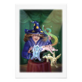 魔法アクトうさぎからの帽子 フォトプリント (正面)