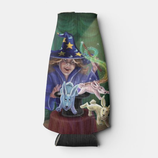 魔法アクトうさぎからの帽子 ボトルクーラー (正面)