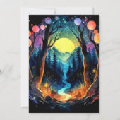 魔法アドベンチャーワイーツグローブ誕生日 招待状 (裏面)