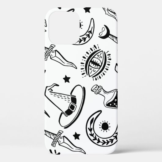 魔法インクスケッチシームレスパターン Case-Mate iPhoneケース (裏面)