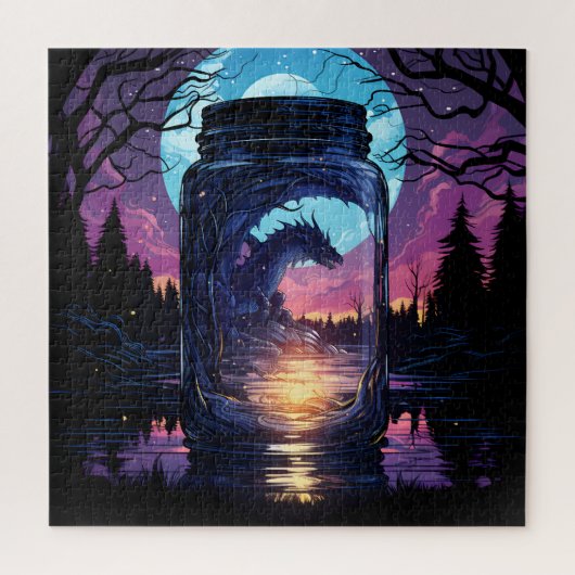 魔法インjar - Mystic Dragon ジグソーパズル (縦)