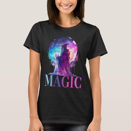 魔法ウィザードのガラス玉 Tシャツ (正面)