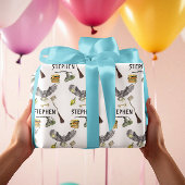 魔法ウィザードウィッチスクールフウパーソナライズされたル ラッピングペーパー