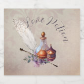 魔法ウィザードウォーターカラーラブオプション リキュールボトルラベル (シングルラベル)