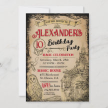 魔法ウィザード誕生日パーティーの招待