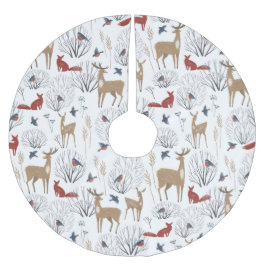 魔法ウィンターワンダーランド ブラッシュドポリエステルツリースカート