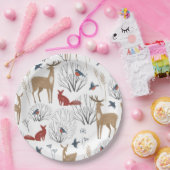 魔法ウィンターワンダーランド ペーパープレート (パーティー)