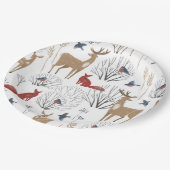 魔法ウィンターワンダーランド ペーパープレート (アングル)