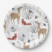 魔法ウィンターワンダーランド ペーパープレート (正面)