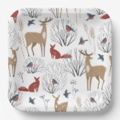 魔法ウィンターワンダーランド ペーパープレート (正面)