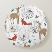 魔法ウィンターワンダーランド ラウンドクッション (正面)