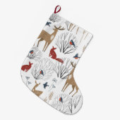 魔法ウィンターワンダーランド ラージクリスマスストッキング (正面 (吊り時))