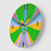 魔法ウェイラウンドクロッカスタマイズク –  ラージ壁時計 (傾斜)