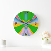 魔法ウェイラウンドクロッカスタマイズク –  ラージ壁時計 (ホーム)