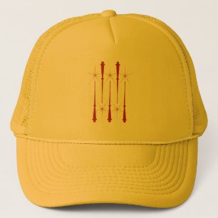 魔法ウォンド（赤） Trucker Hat （12色） キャップ