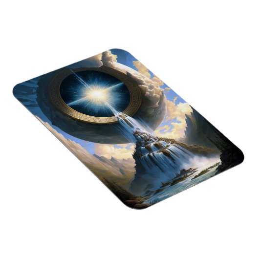 魔法ウォーターフォールファンタジーアート マグネット (右側)