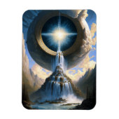魔法ウォーターフォールファンタジーアート マグネット (縦)