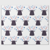 魔法ウサギ ラッピングペーパー (フラット)