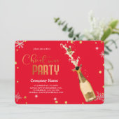 魔法エレガントのクリスマスラグジュアリーシャンパン 招待状 (スタンド正面)