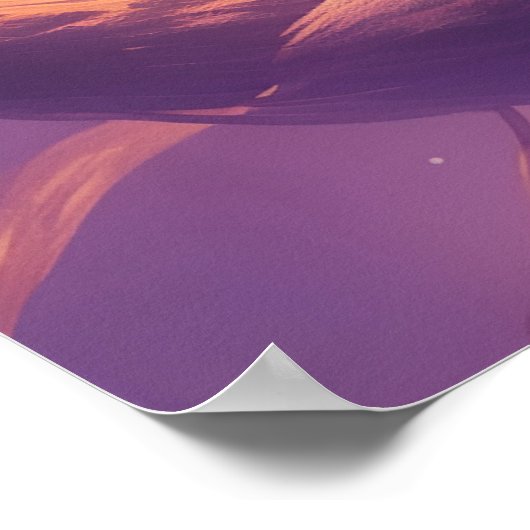 魔法エレガント漫画フクロウAIアート ポスター (角)