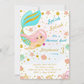 魔法エレガント的アンダーザシーパーティー招待状 招待状 (正面)