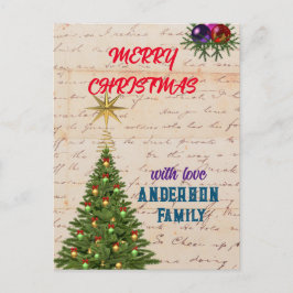 魔法エンチャントエレガンスクリスマポストカード シーズンポストカード